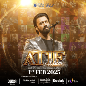 Atif Aslam Live in Coca-Cola Arena in Dubai Desi Events